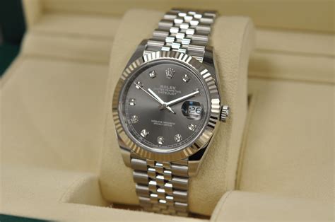 rolex datejust rhodium 2017|Rolex 36mm Datejust with diamonds.